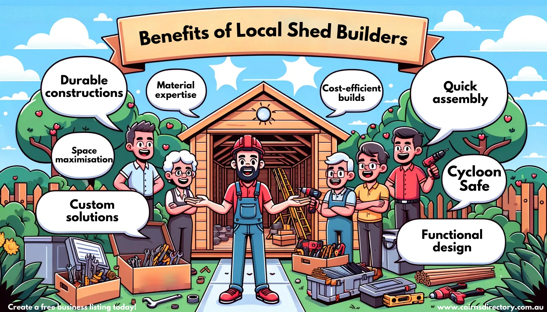 Shed Builder Cairns Infographic