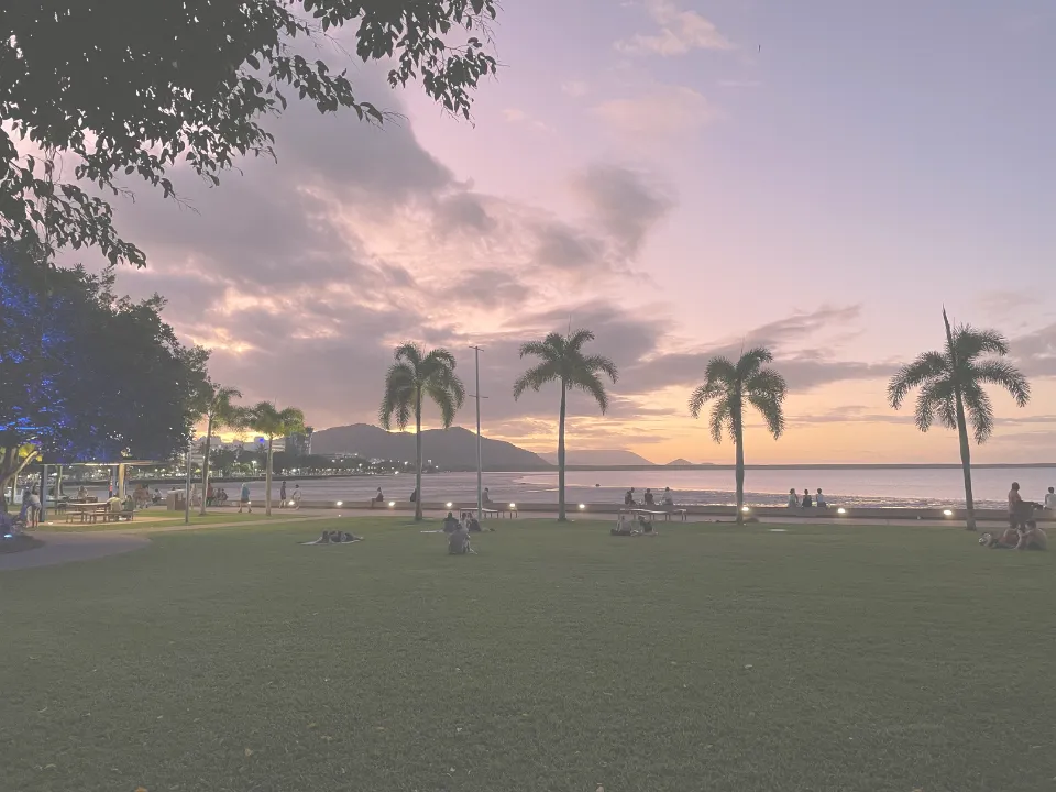 Sunset Cairns Esplanade