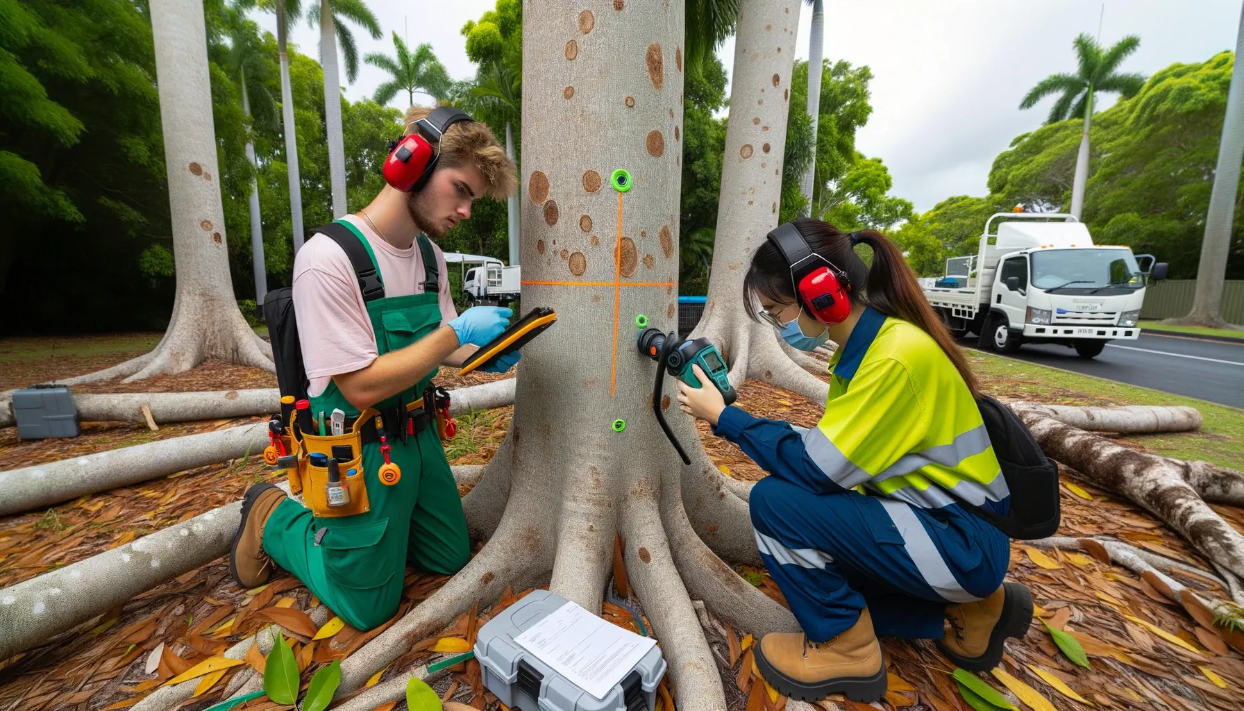 Tree cutting team cairns